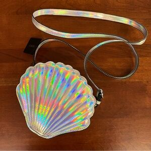 🧜🏻‍♀️ NWT - Holographic Seashell Crossbody Bag / Purse 🧜🏻‍♀️